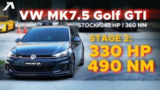 ProjectA  Stage 2 MK75 Golf GTI Performance Pack [upl. by Verney]