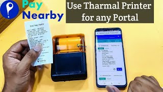 Best Thermal Printer  Receipt Printer for PayNearBy Retailers  Portable blutooth printer [upl. by Ahcsas752]