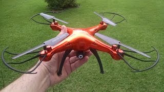 Syma X5SW1  Unboxing e Detalhes do Quadricóptero  Drone FPV Português  English Subs [upl. by Inttirb68]