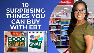 10 SURPRISING THINGS YOU DIDNT KNOW YOU CAN BUY WITH YOUR EBT CARD IN 2024 Snap  Food Stamps [upl. by Thorne823]