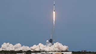 NASA SpaceX launch historic Falcon 9 flight [upl. by Aneekahs]