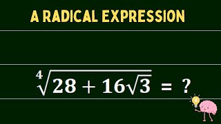 Algebra  Olympiad  Radicals  Challenge Poser  Maths Brain Stormer [upl. by Ellenig]