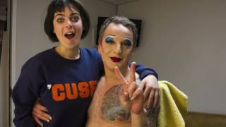 Timelapse video Euan Morton Transforms Into Hedwig [upl. by Onfre]