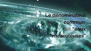 Lhydrogène contenue dans les eaux quotmiraculeusesquot Eau alcaline ionisée antioxydante hexagonale H2 [upl. by Dorcea]