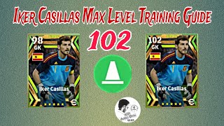 How To Train 102 Rated Iker Casillas In eFootball 2024 shorts [upl. by Atikat]