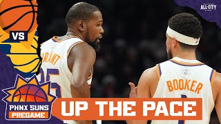 Devin Booker amp the Phoenix Suns need to keep up their offensive pace against Pascal Siakam amp Indiana [upl. by Miltie]