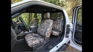 ShearComfort Realtree Camo Seat Covers Installed [upl. by Rol271]