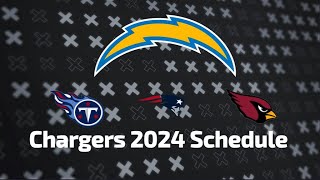 Chargers 20242025 Schedule Release All Opponents for NEXT SEASON [upl. by Gnauq]