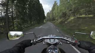 Sveriges finaste motorcykelväg 4K POV Kawasaki Mean Streak [upl. by Aneis]