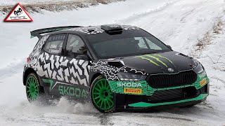 Test Pre Rallye MonteCarlo 2024  Oliver Solberg  Chris Ingram  Roberto Daprà Passats de canto [upl. by Hanforrd]