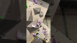 V11 boulder project on my new video🐼 boulder climbing climber escalade bouldering [upl. by Berlin]