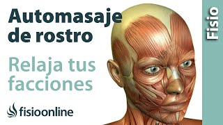 Automasaje de cara o facial  Relaja tus facciones tu cuerpo y tu mente [upl. by Akimal]