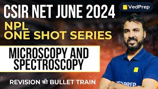 Microscopy amp Spectroscopy One Shot Revision  CSIR NET JUNE EXAM 2024  VedPrep Biology Academy [upl. by Pandolfi793]