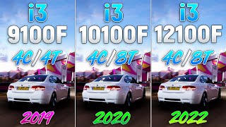 i3 9100F vs i3 10100F vs i3 12100F  3 Gen Difference [upl. by Nemlaz951]