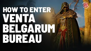 How to enter in Venta Belgarum Bureau and Collect Wealth  Assassins Creed Valhalla [upl. by Aldercy]