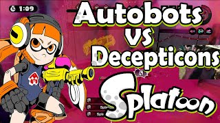 ABM Splatfest Autobots vs Decepticons Match HD [upl. by Oicirbaf]