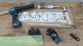 Makita AkkuKartuschenpistole  Silikonspritze DCG180ZX Produkttest Vorstellung 4K UHD [upl. by Skiest]