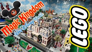 WALT DISNEY WORLD’S MAGIC KINGDOM PARK IN LEGO [upl. by Fanestil]