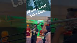 Visiting a local summer fish festival lakecomo [upl. by Balough]