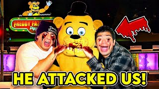 FIVE NIGHTS AT FREDDYS ATTACKED US AT 3AM HELP US [upl. by Inele]