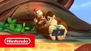 Donkey Kong Country Tropical Freeze – Übersichtstrailer Nintendo Switch [upl. by Iveksarap]