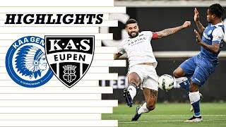 Highlights Matchday 8  KAA Gent vs KAS Eupen [upl. by Nichole]