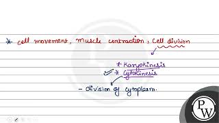 Cytochalasin B is a chemical that disrupts microfilament formation This chemical would interfer [upl. by Mikahs499]