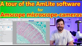 AmLite software for Amscope microscope cameras a tour [upl. by Ingram221]