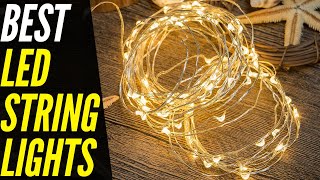 TOP 5 Best LED String Lights 2022  HeavyDuty Decorative Cafe Lights [upl. by Nednal]