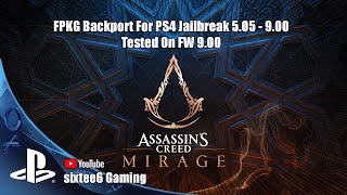 Assassins Creed Mirage FPKG Backport For PS4 Jailbreak 505  900 [upl. by Charline369]