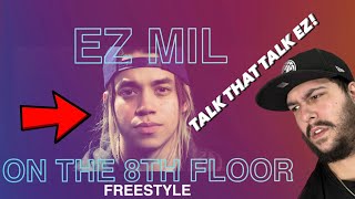 Ez Mil on Power 106  ON THE 8TH FLOOR  freestyle REACTION [upl. by Calandra]