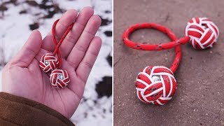 Make a Stitched Turks Head Knot Begleri Tutorial  Skilltoy [upl. by Naihr]