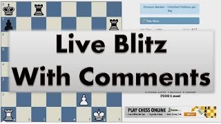 Blitz Chess 2116 with Live Comments Semi Tarrasch vs Borizlo IM Zlotnik with White [upl. by Amerigo]