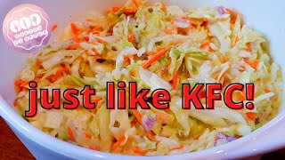 COLESLAW JUST LIKE KFC Best Coleslaw Recipe  Coleslaw recipe KFC [upl. by Navada]