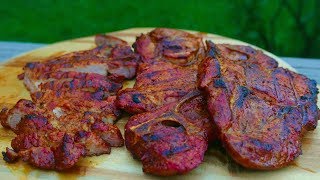 Grilled Pork Steak Recipe  Easy and Tender [upl. by Asilrac]