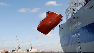 FreeFall Lifeboat  Launching amp Recovery Of Free Fall Lifeboats [upl. by Corso893]