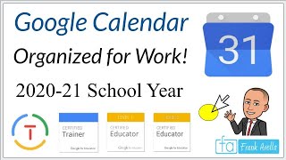 Google Calendar Tutorial 202021 School Year [upl. by Ciredor]