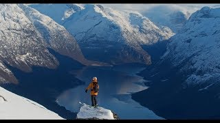 Ski touring from Loen Skylift Stryn Norway [upl. by Culberson937]