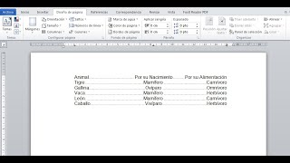 Tabulaciones en Microsoft Word [upl. by Ailed665]