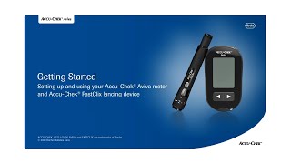 Getting started with the AccuChek Aviva meter [upl. by Devlen]