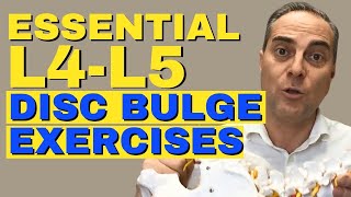 5 Best Exercises for L4 L5 Disc Bulge Relief  Proven Moves for Quick Results  Dr Walter Salubro [upl. by Hort]