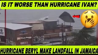 HURRICANE BERYL IN JAMAICA FLOODING AND HEAVY WIND UPDATES [upl. by Aitselec]