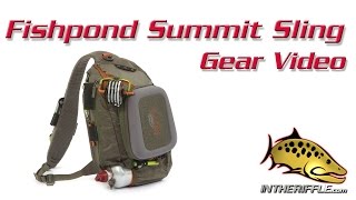 Fishpond Summit Sling Pack  Fly Fishing Bag [upl. by Nahtnanhoj]