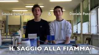 Il saggio alla fiamma  Esperimento in laboratorio [upl. by Kinelski212]