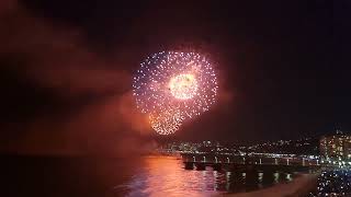 Fuegos artificiales Viña del Mar Chile 2024  2024 Viña del Mar Chile Fireworks [upl. by Nerag]