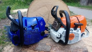 Stihl MS661 vs Holzfforma G660 same bar and chain [upl. by Felipe]