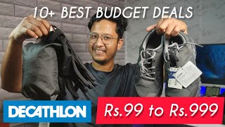 10 Best Budget Travel Products on DECATHLON  Rs99 to Rs999  datadock [upl. by Palestine935]