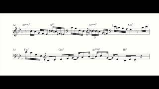 Chris Cheek  Skylark Solo Transcription C [upl. by Fulmis]