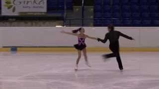 3 Chelsea LIU  Devin PERINI USA  ISU JGP Kosice 2013 Junior Pairs Short Program [upl. by Bride216]