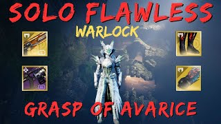 Solo Flawless Grasp of Avarice Warlock Season of the Wish [upl. by Delia]